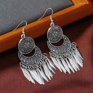 Any 4/$25! Silver Lightweight Boho Statement Earrings